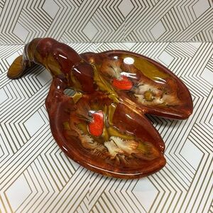 Vintage Dryden Pottery Lobster Dish 1976